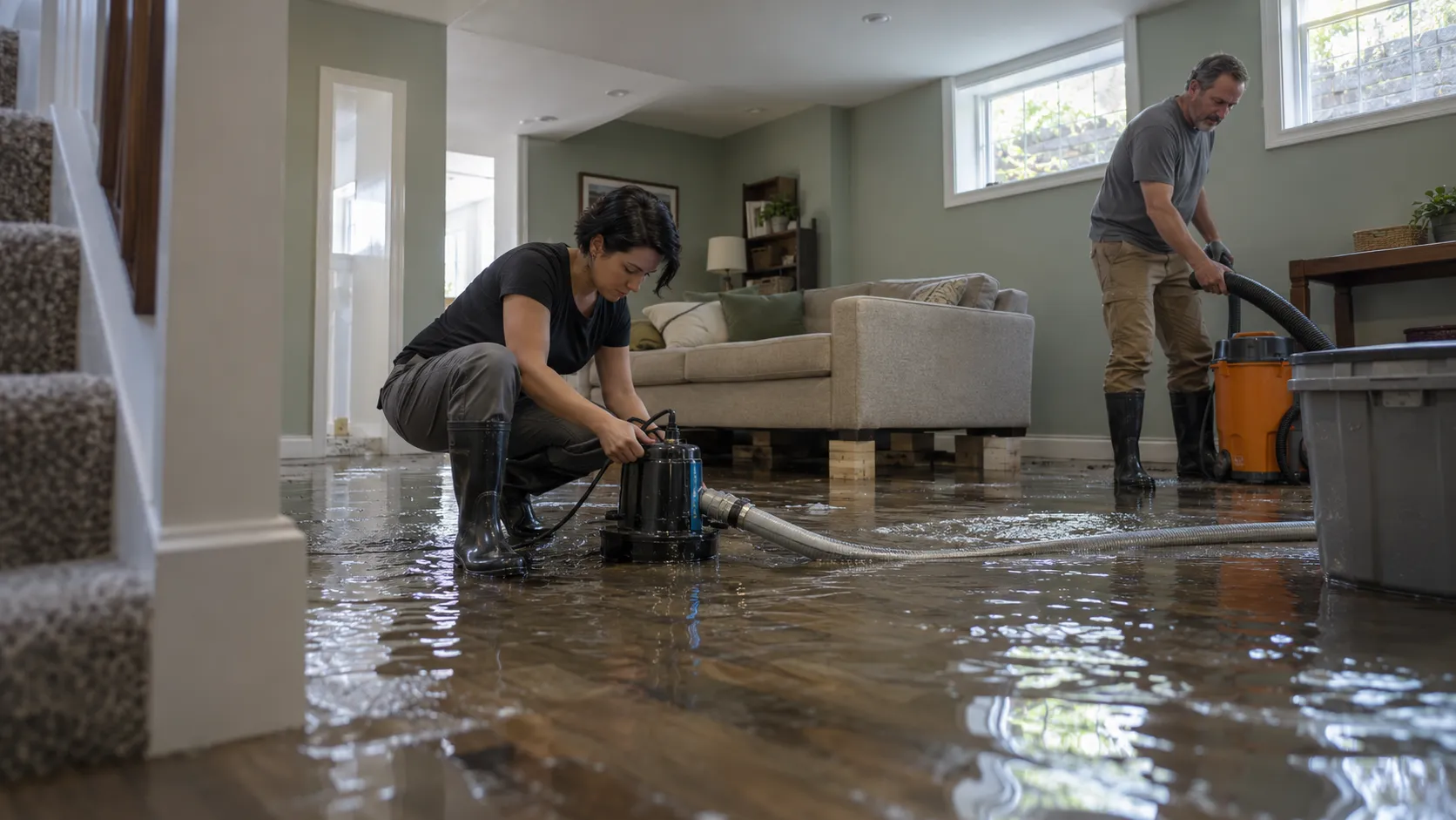 Flooded Basement Cleanup in Charleston, SC